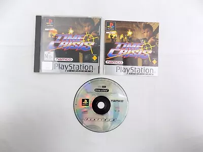 Mint Disc Playstation 1 Ps1 Platinum Time Crisis - Inc Manual Free Postage • $34.90