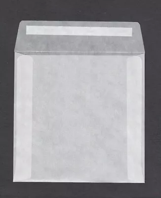 £4.20 • Buy Glassine Bags 125 X 125mm PEEL & SEAL ECO Friendly-Seeds-Stamps-Favours-Confetti
