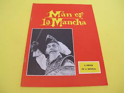 Man Of La Mancha 1971 Programme Amscol Ice Cream Advert • $9.99