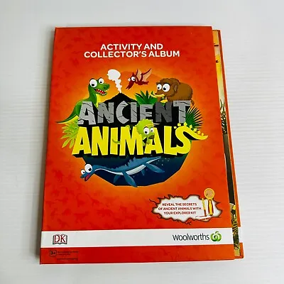 Woolworths Ancient Animals Activity And Collector's Album Complete Full Set 2015 • $29.99