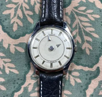 Vintage Louvic 17 Jewels S/S Mystery Mechanical Hand Wind Watch • $300