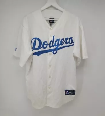 Vintage Mens Baseball Ramirez Dodgers White Jersey Size L • $49.99