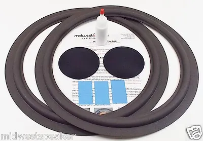 Jensen Model 6 15 25 50 LS-6  15  Woofer Foam Repair Kit W/ Shims & Dust Caps! • $35.05