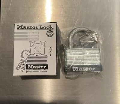 Master Lock 500KABRK Key:229 Padlock Keyed Alike Two Locks • $16.99