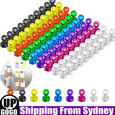$5.29 • Buy 10-40x Magnets Push Pin Thumbtacks Magnets Fridge Whiteboard Magnets Office Home