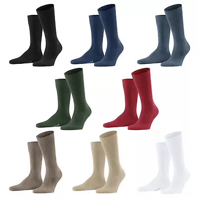 Falke Men's Socks - Family As Allrounder Stockings Uni Cotton Blend • £32.44