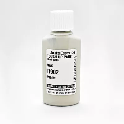 PAINT TOUCH UP KIT FOR VW Audi R902 White 30ML REPAIR SCRATCH • £6.89