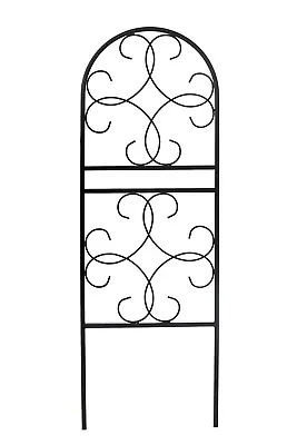 Garden Wall Metal Trellis Climbing Plant Support Frame Trellises Rose Scrolled  • £18.98