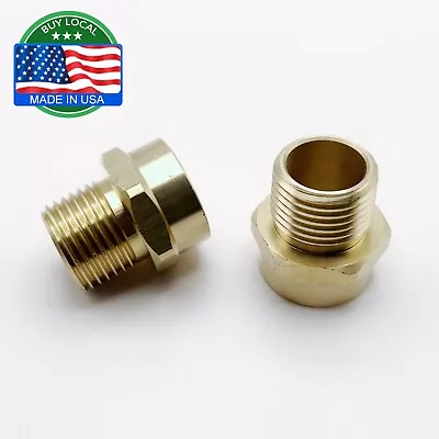 1/2” G Thread (BSP) Female To 1/2” NPT Male Connector Brass BSP To NPT Adapter • $14.99