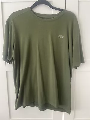 Lacoste T-Shirt Green Large • £15