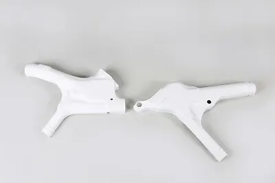 Ufo White Frame Covers / Guards Honda CR125 91-92 CR250 90-91 CR500 91-94 • $29.95