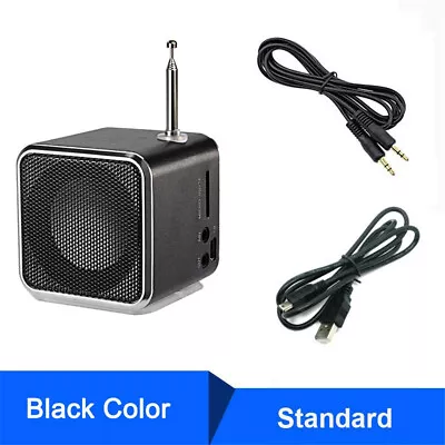 Portable USB Mini FM Radio Digital Speakers Music Player Support TF/SD Card • $13.60