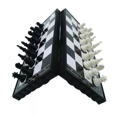 Portable Magnetic Chess Board Folding Travel Chess Set With 32 X Chess Pieces US • $7.05