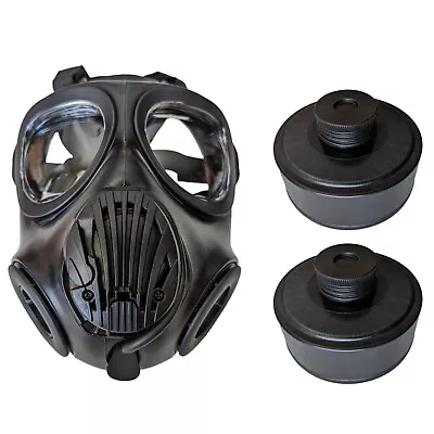 K3 Military Tactical NATO 40mm CBRN Chemical Gas Mask Respirator & 2 NBC Filters • $229.99