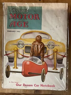 Vintage Feb. 1953 - Chilton’s MOTOR AGE Magazine - Dream Car Notebook • $9.50