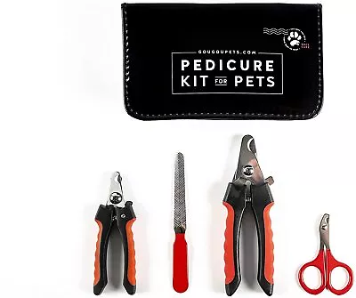 Pedicure Kit #2 - Nail Clippers Plus File Travel Carry Case Great For Dogs Cats  • $24.49