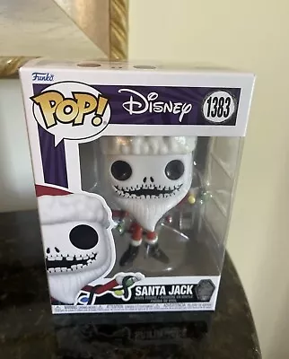 Funko POP! Nightmare Before Christmas 30th Santa Jack 3.75  Vinyl Figure (#1383) • $14.99