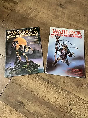 Warlock The Fighting Fantasy Magazine Issue #6 And #8 • £14.99