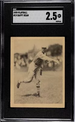 1939 Play Ball R334 #19 Daffy Dean St. Louis Cardinals - Rookie - SGC 2.5 • $11.61