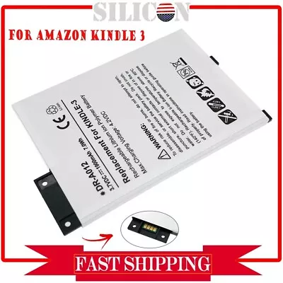 Replacement Battery For Amazon Kindle 3 3G Ⅲ Keyboard Graphite D00901 EReader • $21.84