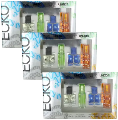 Marc Ecko (M) 4 Piece Set: Miniature EDT 0.5 Oz Spr SW - 3PK • $75.59