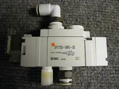 SMC Pneumatic Solenoid Valve 24 VDC Cat SY7120-5M0-02 • $30