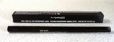 Mac Dual Dare All-Day Waterproof Liner - Dare Black - Full Size 0.03 Oz. - Boxed • $14.99