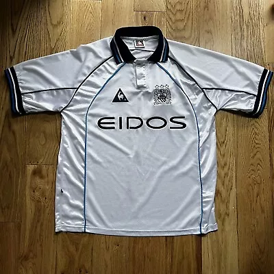 Manchester City 1999/2000 Le Coq Sportif Away Shirt Size 42/44 Inches Vintage • £50