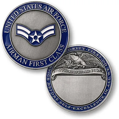 Airman First Class Challenge Coin With FREE ENGRAVING! • $15