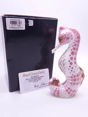 £199.99 • Buy Royal Crown Derby Limited Edition Pink Seahorse Paperweight 377/750