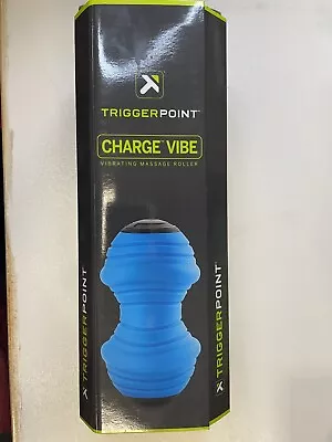Trigger Point 18cm Charge Vibe Vibrating Massage Roller Blue Rechargeable - New • $100