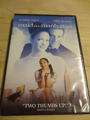 Maid In Manhattan DVD Romantic Comedy Jennifer Lopez Ralph Fiennes • $4.99