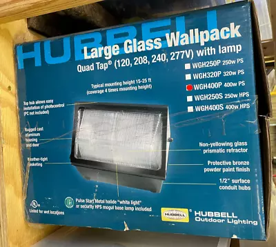 Hubbell - WGH-320P - Wallpack PS Metal Halide 1 Light 320W 120-277V Bronze • $120