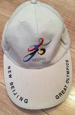 Beijing 2008 Baseball Cap New Olympics Adjustable Strapback • £9.99