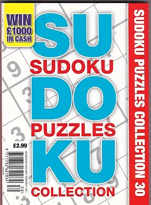 Sudoku Book Puzzler Sudoku Puzzles Collection Issue 30 2011 • £3.99