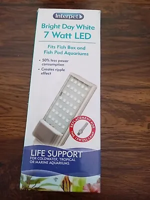 Interpet Bright Day 7W LED Light Bulb Lamp - For Fish Pod Aquarium Box Moon Tank • £15