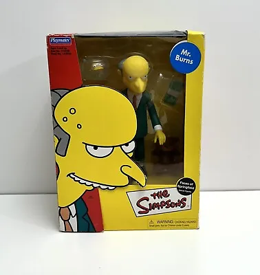 Playmates The Simpsons Faces Of Springfield Deluxe Mr. Burns- Sealed • $20