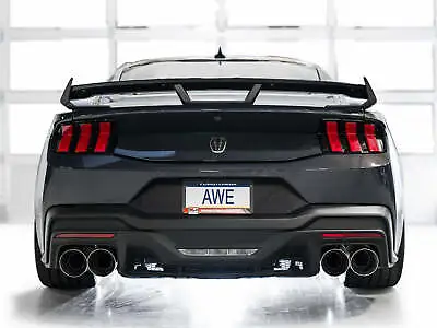 AWE Track Edition Exhaust For S650 Ford Mustang Dark Horse Quad Chrome Silver • $1695