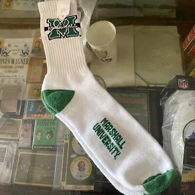 Marshall University Thundering Herd NCAA New Team Socks W/Orig Tag READ 10-13 • $4.11