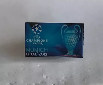 Pin Badge - UEFA CHAMPIONS LEAGUE FINAL MUNICH 2012 - Bayern Munich V Chelsea • £4.99