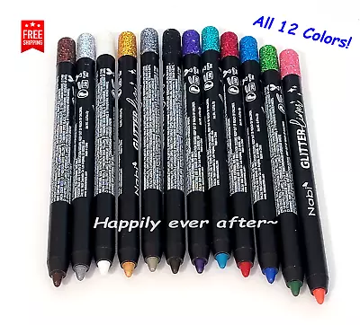 12 PCs Nabi Glitter Eyeliners - All 12 Colors Glitter Pencil Eyeliners *NEW* • $18.99