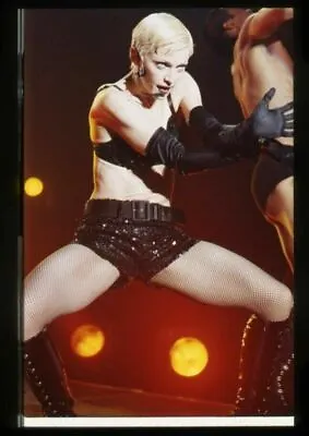 Madonna Sexy Leggy Black Bikini In Concert Vintage Duplicate 35mm Transparency  • $19.99