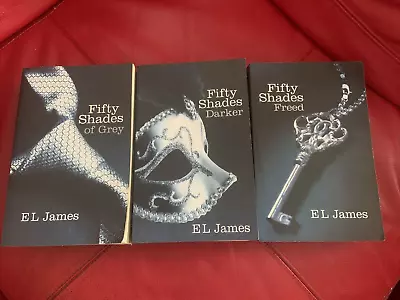 50 Shades Of Grey Darker & Freed Trilogy 3 Books Set - E L James • £5.99