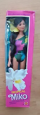 Vintage Mattel Tropical MIKO Barbie Family Doll  1985  Factory Sealed • $189