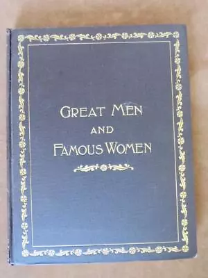 1894 Great Men And Famous Women Vol 7 Artists And Authors Illustrated Very Good • $7.99