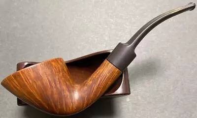 W.O.Larsen Straight Grain Grade 4 Pipe Brown Black Without Box • $772.99