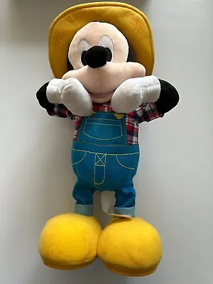 Disney Junior Mickey Mouse E-I-O Sing And Dance Plush Toy Farmer Tested & Works • £17.99