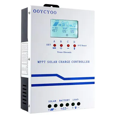 NEW MPPT 60 AMP Solar Charge Controller For12V 24V 36V 48V DC Battery Regulator' • $89.99