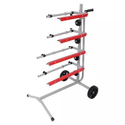 Mobile Step Stool Masking Paper Machine Station Stand Holds Multiple Rolls • $95