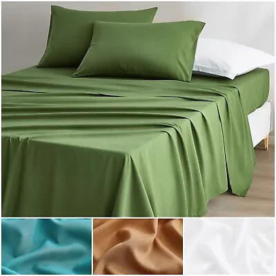 Chezmoi Collection Charisma Tencel Modal Blended Breathable Bed Sheet Set • $68.99
